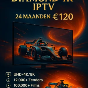 Diamond 4K IPTV 2 Jaar abonnement