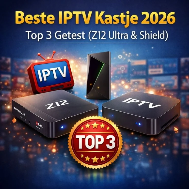 Beste IPTV Kastje 2026: Top 3 Getest (Z12 Ultra & Shield)