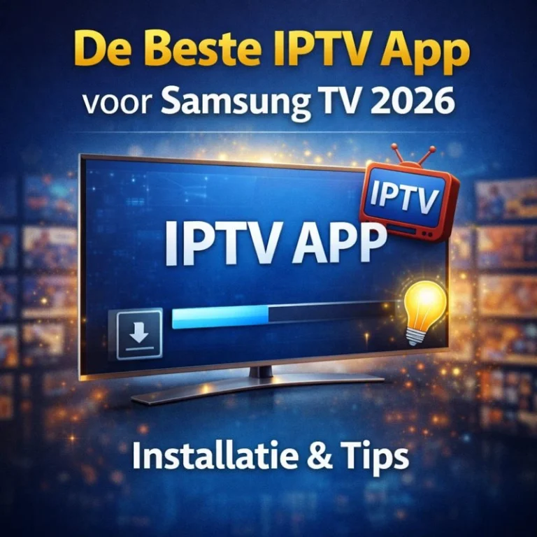 De Beste IPTV App voor Samsung TV 2026: Installatie & Tips