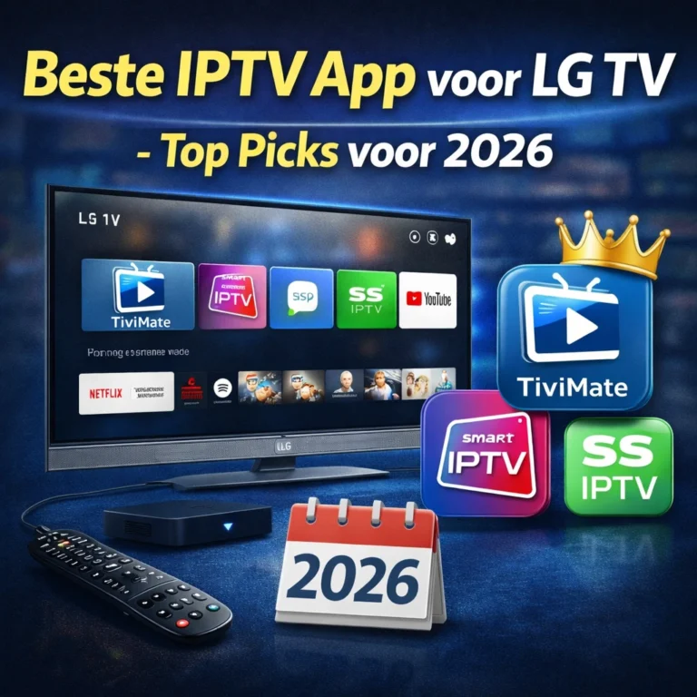 Beste IPTV App voor LG TV – Top Picks voor 2026