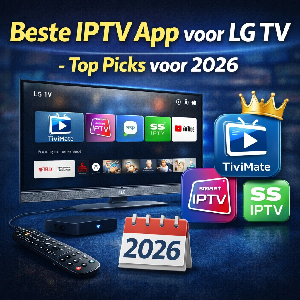 Beste IPTV App voor LG TV – Top Picks voor 2026