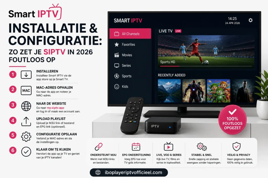 Smart IPTV installatie & configuratie: complete gids 2026