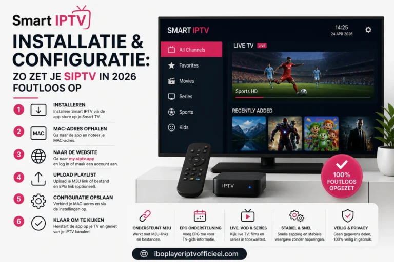 Smart IPTV installatie & configuratie: complete gids 2026